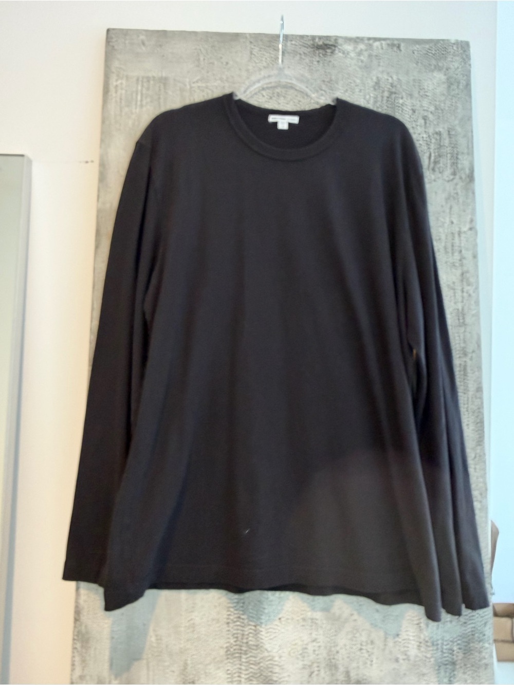 James Perse Black Long Sleeve Tee